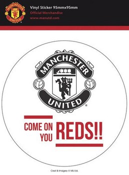 MAN UNITED – come on sticker