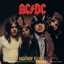 Stickers AC/DC - highway to hell
