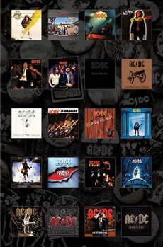 Stofplakater AC/DC - Albums