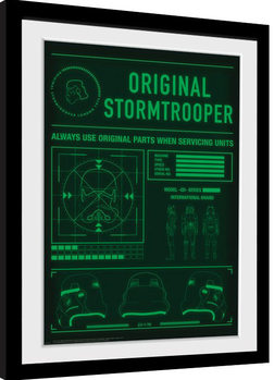 Oprawiony plakat Stormtrooper - Technical Readout