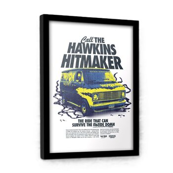 Poster encadré Stranger Things 5 - Call the Hawkins Hitmaker