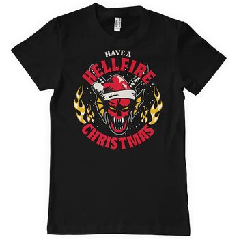 T-skjorte Stranger Things - Have a Hellfire Christmas