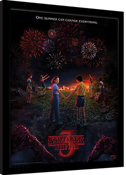 Poster înrămat Stranger Things - One Summer