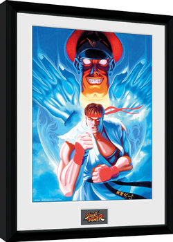 Poster enmarcado Street Fighter - Ryu and Bison