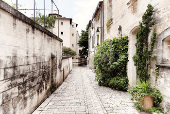 Εκτύπωση τέχνης κατόπιν ζήτησης  Street Scene in Uzès