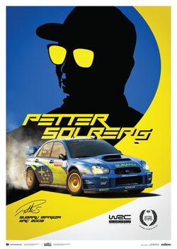 Subaru Impreza WRC 2003 - Petter Solberg Festmény reprodukció