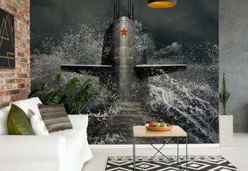Ταπετσαρία τοιχογραφία  Submarine