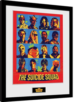 Keretezett poszter Suicide Squad - Bunch