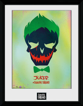 Gerahmte Poster Suicide Squad - Joker Skull