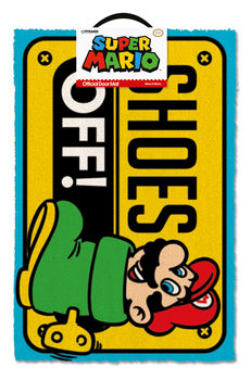 Πατάκι πόρτας Super Mario - Shoes Off Colour