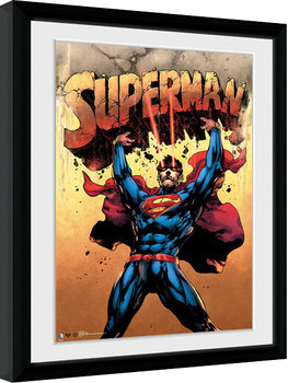 Ingelijste poster Superman - Strength