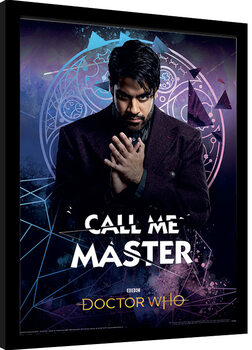 Poster encadré Doctor Who - Call Me Master