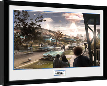 Poster encadré Fallout 4 - Sanctuary Hills Panic