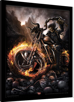 Poster encadré Spiral - Wheels of Fire