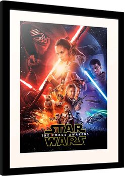 Poster encadré Star Wars: Episode VII - The Force Awakens