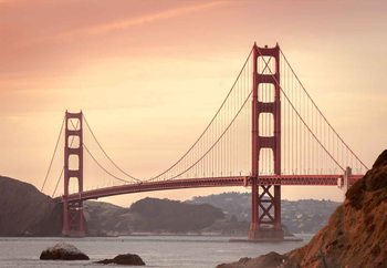 Tableau sur verre Golden Gate