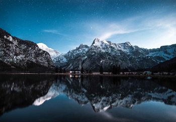 Tableau sur verre Night Reflections
