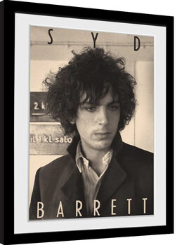 Poster encadré Syd Barrett - BW Portrait
