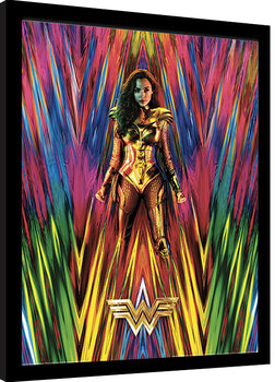 Poster encadré Wonder Woman 1984 - Neon Static