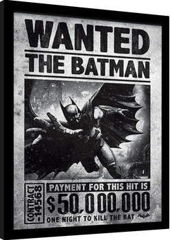 Batman: Arkham Origins - Wanted Poster encadré