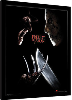 Freddy Vs Jason - Face Off Poster encadré