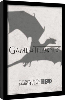 GAME OF THRONES 3 - shadow Poster encadré