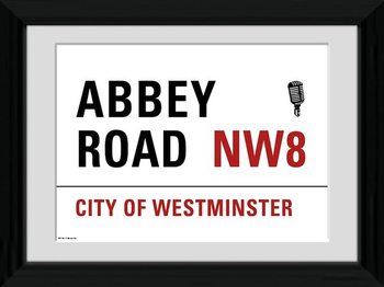 London - Abbey Road Poster encadré