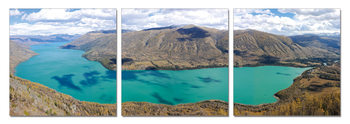 Bay surrounded by mountains Tableau Multi-Toiles