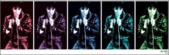 Elvis Presley - 68 Comeback Special Pop Art Reproduction de Tableau