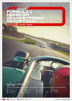 Reproduction d'art Formula 1 Heineken Grande Prémio De Portugal 2021 - Limited Edition