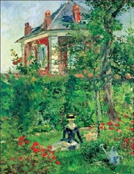 Girl In The Garden At Bellevue Reproduction de Tableau