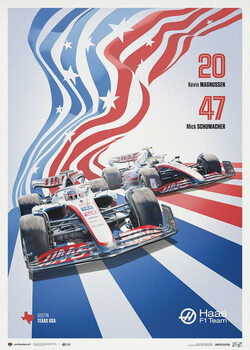Reproduction d'art Haas F1 Team - United States Grand Prix - 2022