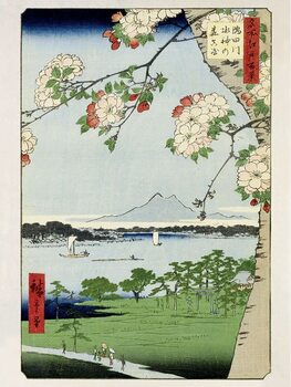 Reproduction d'art Hokusai - Massaki And Suijin Grove