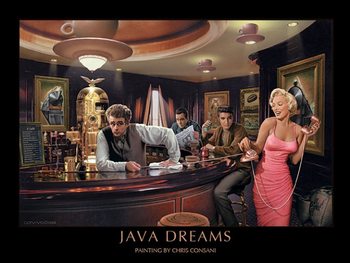 Reproduction d'art Java Dreams - Chris Consani