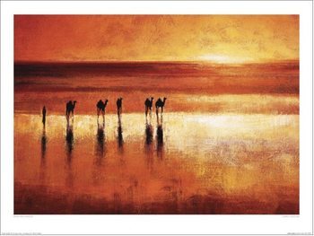 Reproduction d'art Jonathan Sanders - Camel Crossing