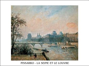 La Seine et le Louvre - The Seine and the Louvre, 1903 Reproduction de Tableau