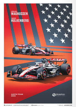 Reproduction d'art Moneygram Haas F1 Team - United States Grand Prix - 2023