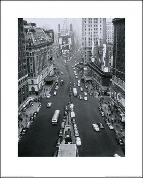 Reproduction d'art New York - Times Square, Alfred Gescheidt