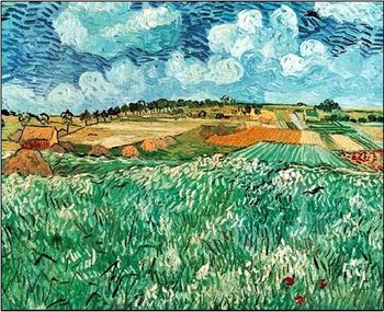 Plain near Avers, 1890 Reproduction de Tableau