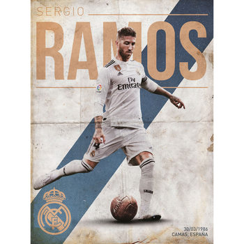 Real Madrid - Ramos Reproduction de Tableau