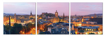 Red night city Tableau Multi-Toiles