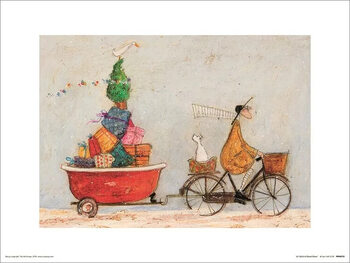 Reproduction d'art Sam Toft - A Tubful of Good Cheer