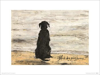 Reproduction d'art Sam Toft - Black Dog Going Home