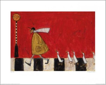 Reproduction d'art Sam Toft - Crossing With Ducks