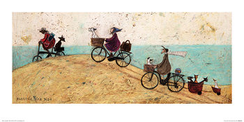 Reproduction d'art Sam Toft - Electric Bike Ride