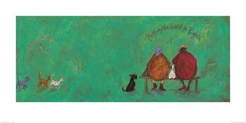 Reproduction d'art Sam Toft - Putting the World to Rights