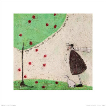 Reproduction d'art Sam Toft - The Apple Doesn't Fall Far From The Tree