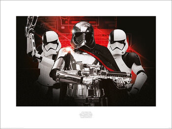 Reproduction d'art Star Wars, épisode VIII : Les Derniers Jedi  - Stormtrooper Team