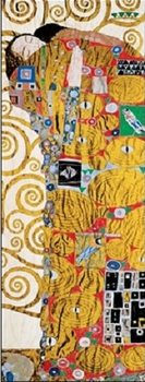 The Fulfillment (The Embrace) part - Stoclit Frieze, 1912 Reproduction de Tableau