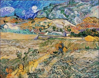 Van Gogh - Paesaggio a San Remy Reproduction de Tableau